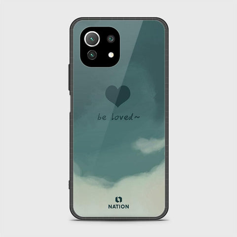 Xiaomi 11 Lite 5G NE Cover - Onation Heart Series - HQ Ultra Shine Premium Infinity Glass Soft Silicon Borders Case