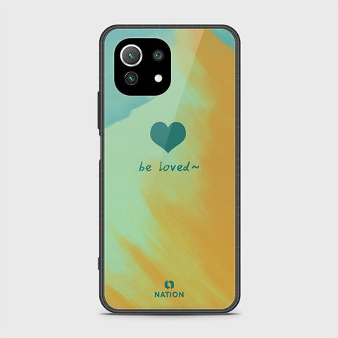 Xiaomi 11 Lite 5G NE Cover - Onation Heart Series - HQ Ultra Shine Premium Infinity Glass Soft Silicon Borders Case