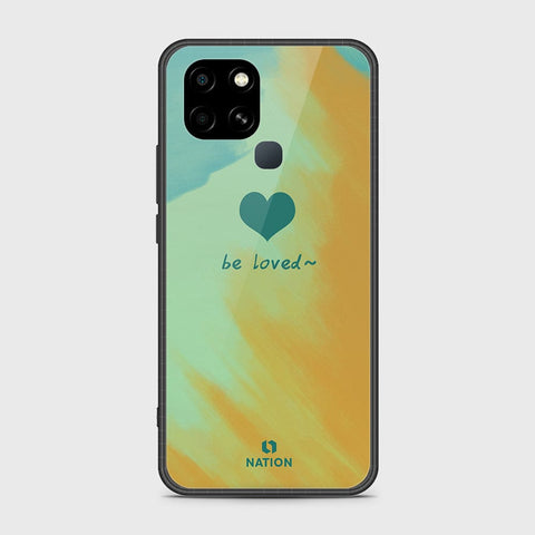 Infinix Smart 6 HD Cover- Onation Heart Series - HQ Ultra Shine Premium Infinity Glass Soft Silicon Borders Case