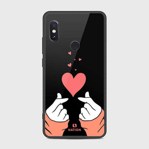 Xiaomi Redmi Note 5 AI Dual Camera Cover - Onation Heart Series - HQ Ultra Shine Premium Infinity Glass Soft Silicon Borders Case