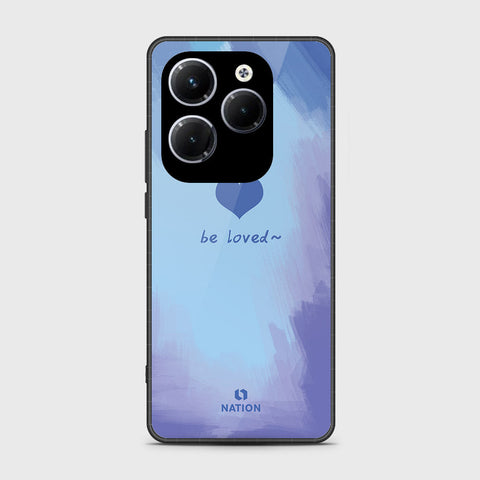 Infinix Hot 40 Pro Cover- Onation Heart Series - HQ Ultra Shine Premium Infinity Glass Soft Silicon Borders Case