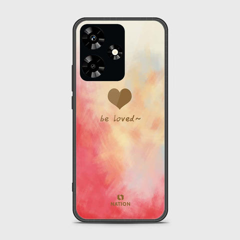 Infinix Hot 30 Cover- Onation Heart Series - HQ Ultra Shine Premium Infinity Glass Soft Silicon Borders Case (Fast Delivery) (SU)