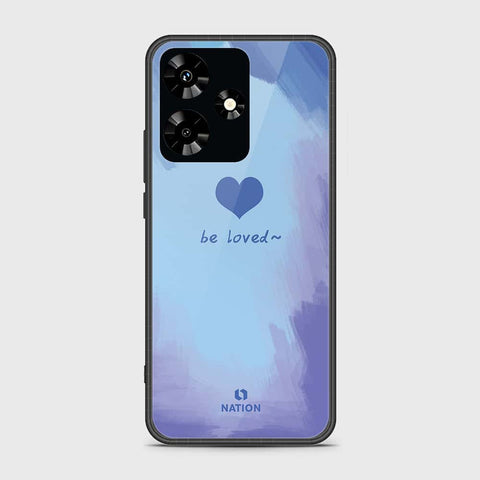 Infinix Hot 30 Cover- Onation Heart Series - HQ Ultra Shine Premium Infinity Glass Soft Silicon Borders Case (Fast Delivery) (SU)