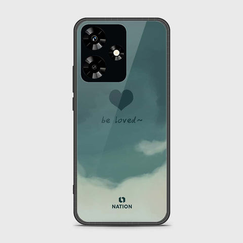 Infinix Hot 30 Cover- Onation Heart Series - HQ Ultra Shine Premium Infinity Glass Soft Silicon Borders Case (Fast Delivery) (SU)