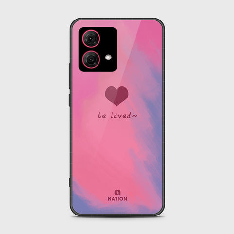 Motorola Moto G84 Cover - Onation Heart Series - HQ Ultra Shine Premium Infinity Glass Soft Silicon Borders Case