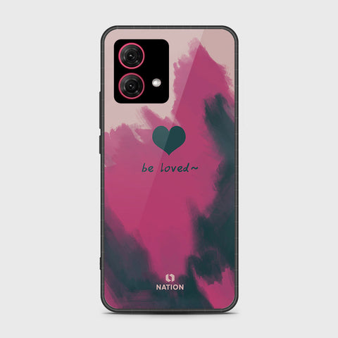 Motorola Moto G84 Cover - Onation Heart Series - HQ Ultra Shine Premium Infinity Glass Soft Silicon Borders Case