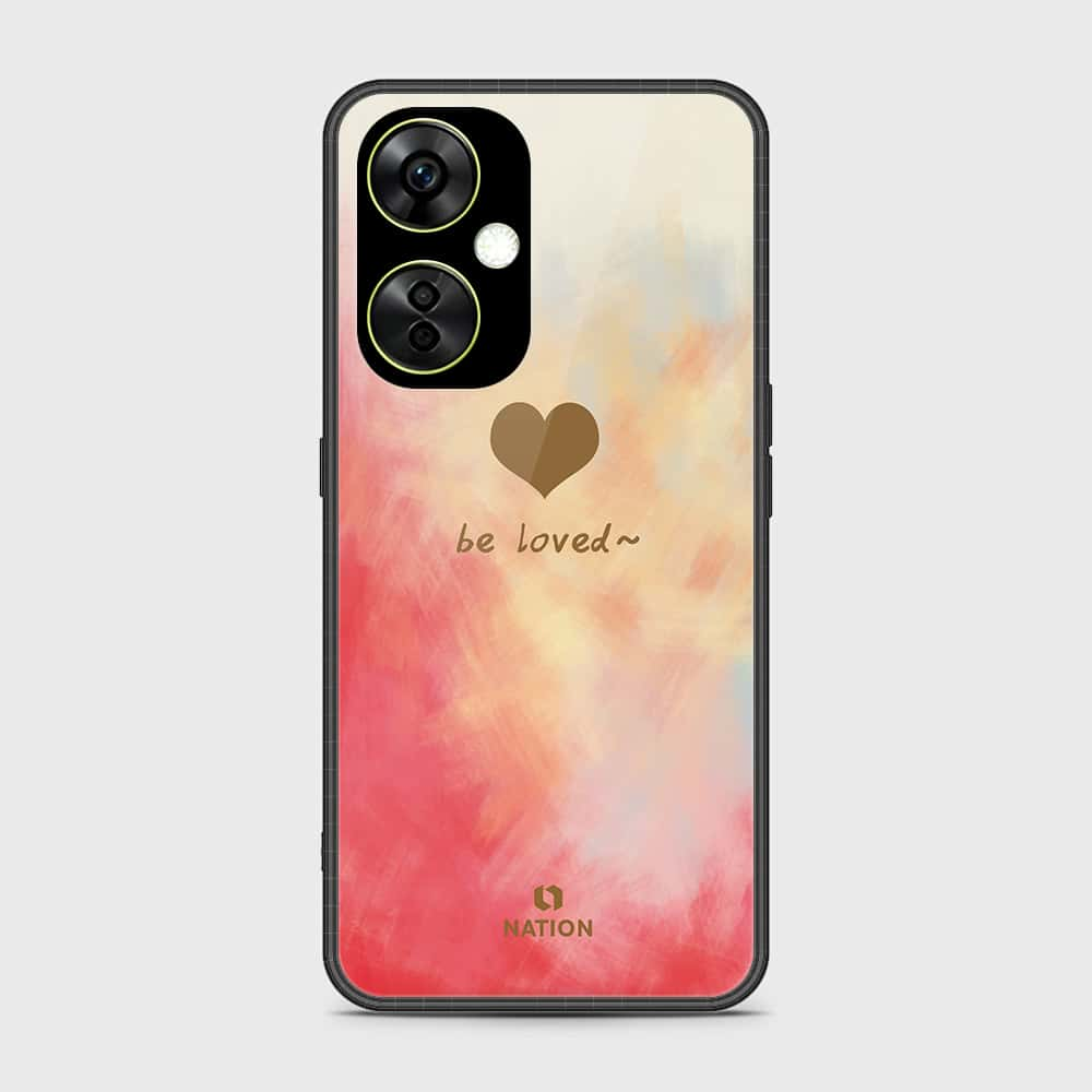 OnePlus Nord CE 3 Cover- Onation Heart Series - HQ Ultra Shine Premium Infinity Glass Soft Silicon Borders Case