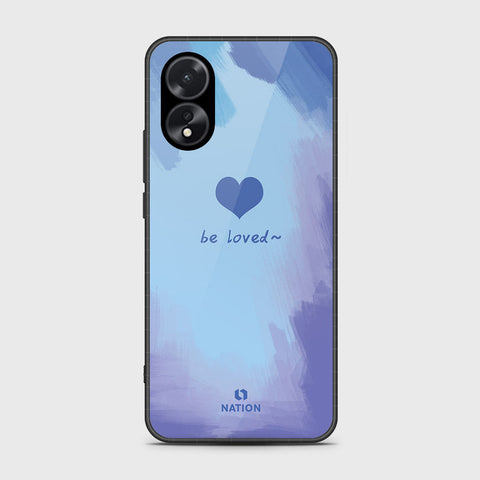 Oppo A38 Cover- Onation Heart Series - HQ Ultra Shine Premium Infinity Glass Soft Silicon Borders Case