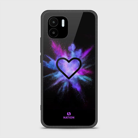 Xiaomi Poco C50 Cover - Onation Heart Series - HQ Ultra Shine Premium Infinity Glass Soft Silicon Borders Case