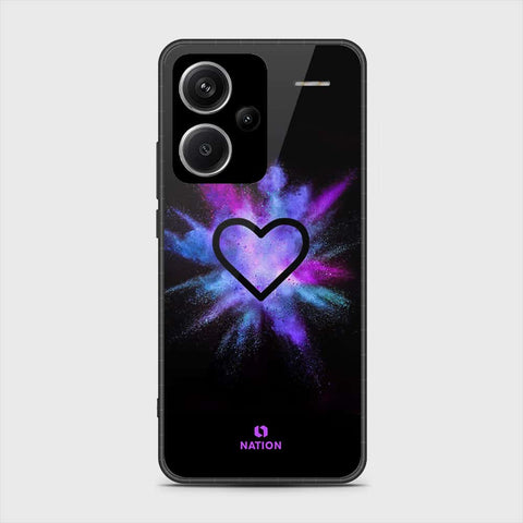 Xiaomi Redmi Note 13 Pro Plus 5G XFF Edition Cover- Onation Heart Series - HQ Ultra Shine Premium Infinity Glass Soft Silicon Borders Case