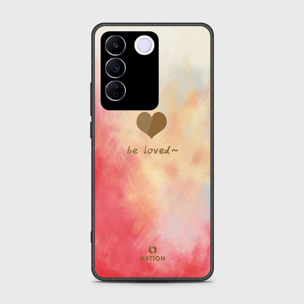 Vivo V27e Cover- Onation Heart Series - HQ Premium Shine Durable Shatterproof Case