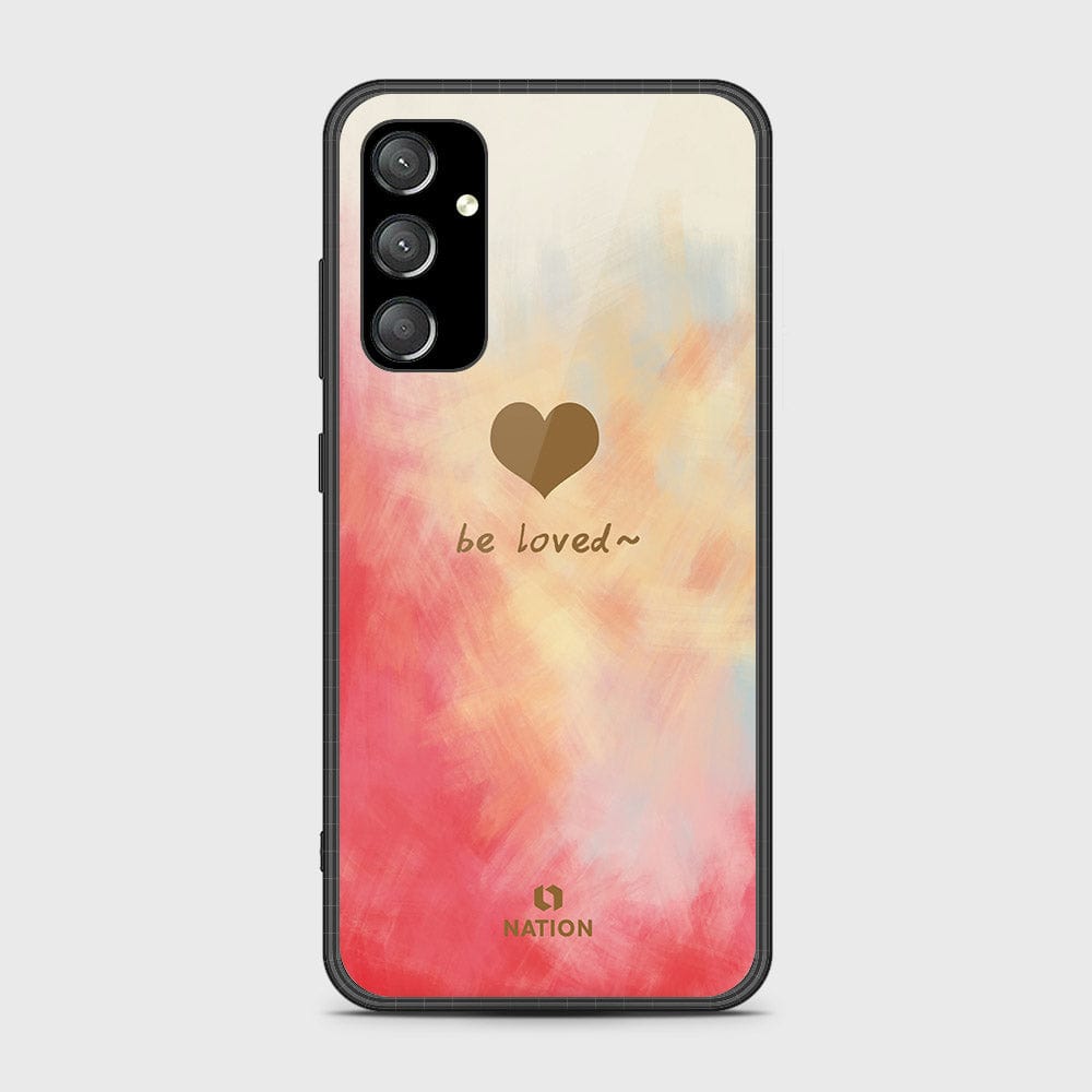 Samsung Galaxy A35 Cover- Onation Heart Series - HQ Ultra Shine Premium Infinity Glass Soft Silicon Borders Case