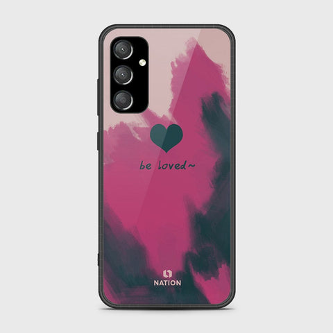 Samsung Galaxy A55 Cover- Onation Heart Series - HQ Ultra Shine Premium Infinity Glass Soft Silicon Borders Case