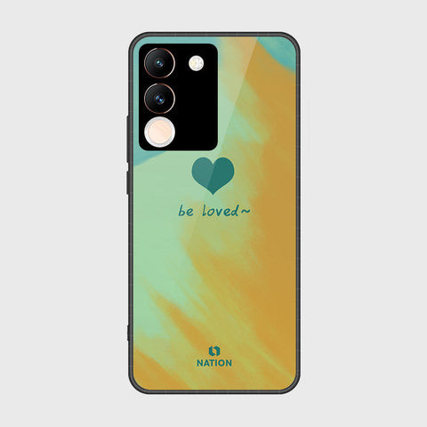 Vivo Y200 Cover- Onation Heart Series - HQ Ultra Shine Premium Infinity Glass Soft Silicon Borders Case