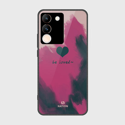 Vivo Y200 Cover- Onation Heart Series - HQ Ultra Shine Premium Infinity Glass Soft Silicon Borders Case