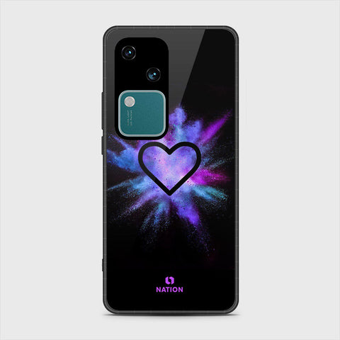 Vivo V30 Cover- Onation Heart Series - HQ Premium Shine Durable Shatterproof Case