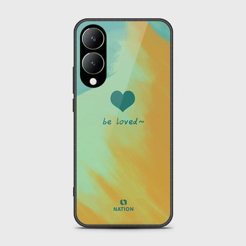 Vivo Y28 5G Cover- Onation Heart Series - HQ Ultra Shine Premium Infinity Glass Soft Silicon Borders Case