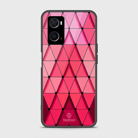 Oppo A96 4G Cover- Onation Pyramid Series - HQ Ultra Shine Premium Infinity Glass Soft Silicon Borders Case