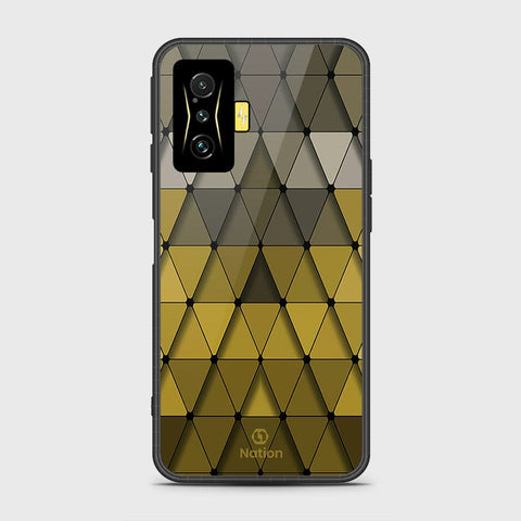 Xiaomi Poco F4 GT Cover- Onation Pyramid Series - HQ Ultra Shine Premium Infinity Glass Soft Silicon Borders Case (Fast Delivery)