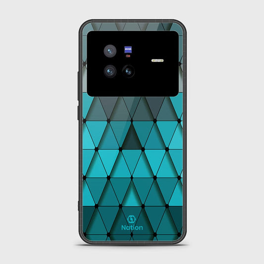 Vivo X80 Cover- Onation Pyramid Series - D28 - HQ Ultra Shine Premium Infinity Glass Soft Silicon Borders Case ( Fast Delivery )