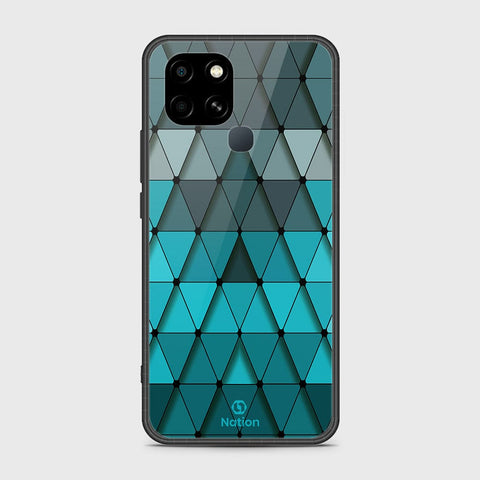 Infinix Smart 6 HD Cover- Onation Pyramid Series - HQ Ultra Shine Premium Infinity Glass Soft Silicon Borders Case