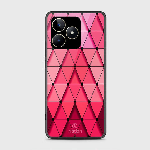 Realme Note 50 Cover- Onation Pyramid Series - HQ Ultra Shine Premium Infinity Glass Soft Silicon Borders Case