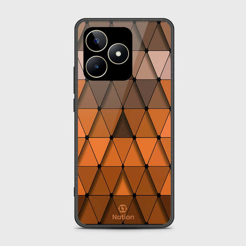 Realme Note 50 Cover- Onation Pyramid Series - HQ Ultra Shine Premium Infinity Glass Soft Silicon Borders Case