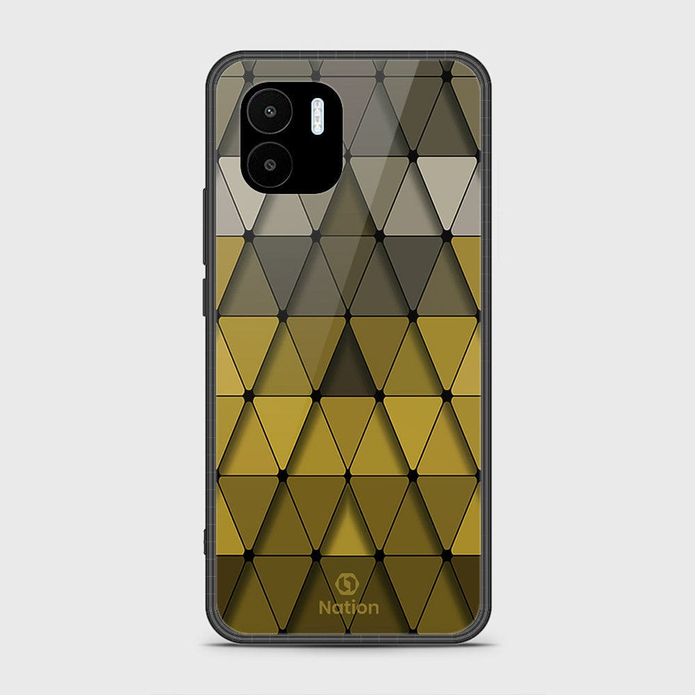 Xiaomi Poco C50 Cover - Onation Pyramid Series - HQ Ultra Shine Premium Infinity Glass Soft Silicon Borders Case