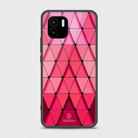 Xiaomi Poco C50 Cover - Onation Pyramid Series - HQ Ultra Shine Premium Infinity Glass Soft Silicon Borders Case