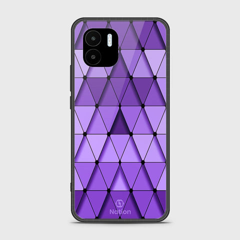 Xiaomi Poco C50 Cover - Onation Pyramid Series - HQ Ultra Shine Premium Infinity Glass Soft Silicon Borders Case