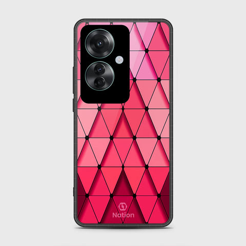 Oppo Reno 11F 5G Cover- Onation Pyramid Series - HQ Ultra Shine Premium Infinity Glass Soft Silicon Borders Case