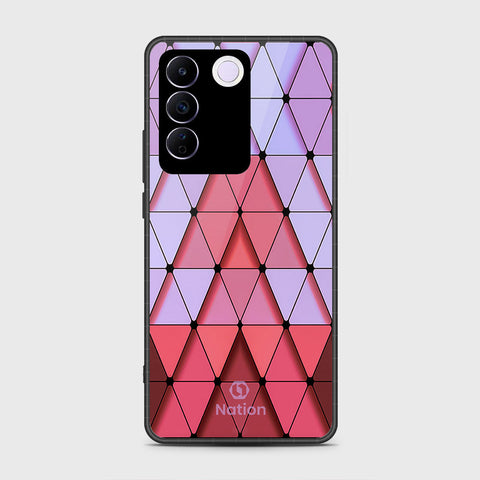 Vivo V27e Cover- Onation Pyramid Series - HQ Premium Shine Durable Shatterproof Case