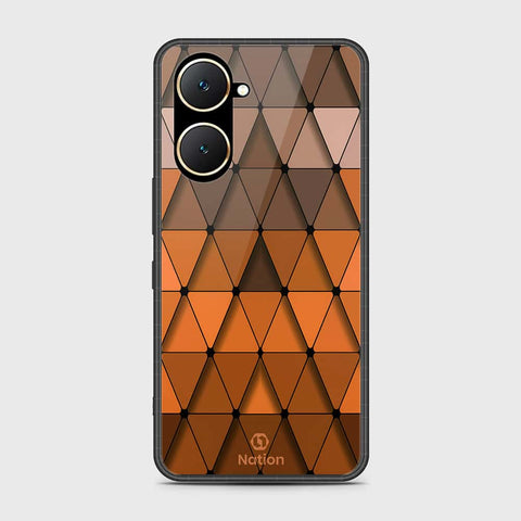 Vivo Y18 Cover- Onation Pyramid Series - HQ Ultra Shine Premium Infinity Glass Soft Silicon Borders Case