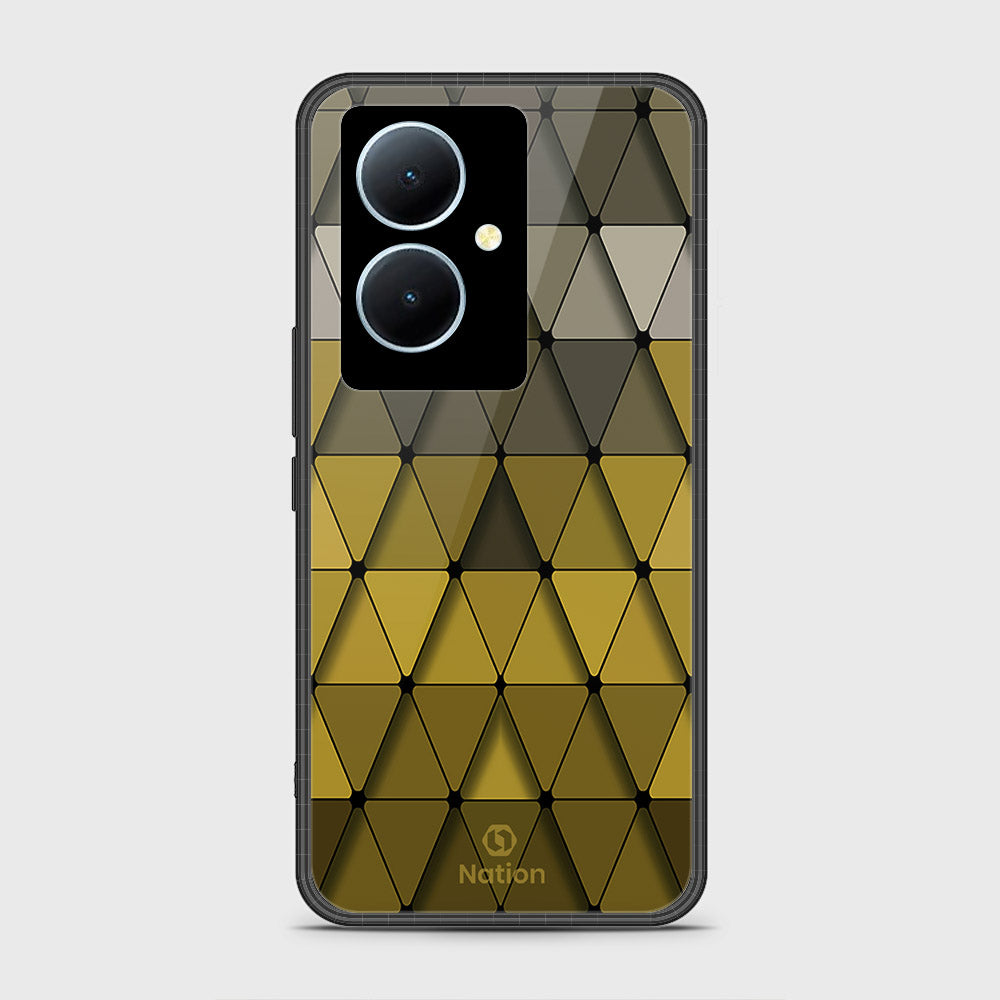 Vivo Y78 Cover - Onation Pyramid Series - HQ Ultra Shine Premium Infinity Glass Soft Silicon Borders Case