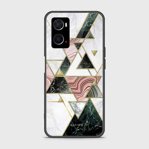 Oppo A96 4G Cover - O'Nation Shades of Marble Series - HQ Ultra Shine Premium Infinity Glass Soft Silicon Borders Case