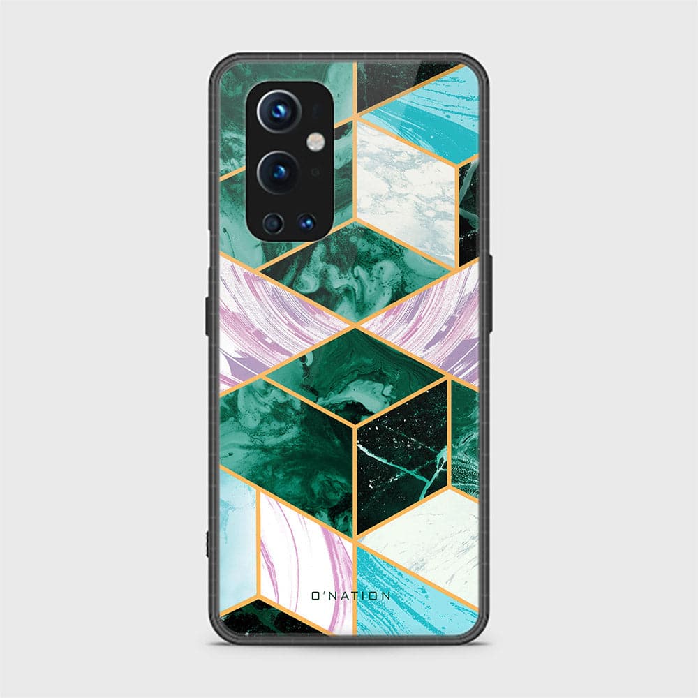 OnePlus 9 Pro Cover - O'Nation Shades of Marble Series - HQ Ultra Shine Premium Infinity Glass Soft Silicon Borders Case (Fast Delivery)