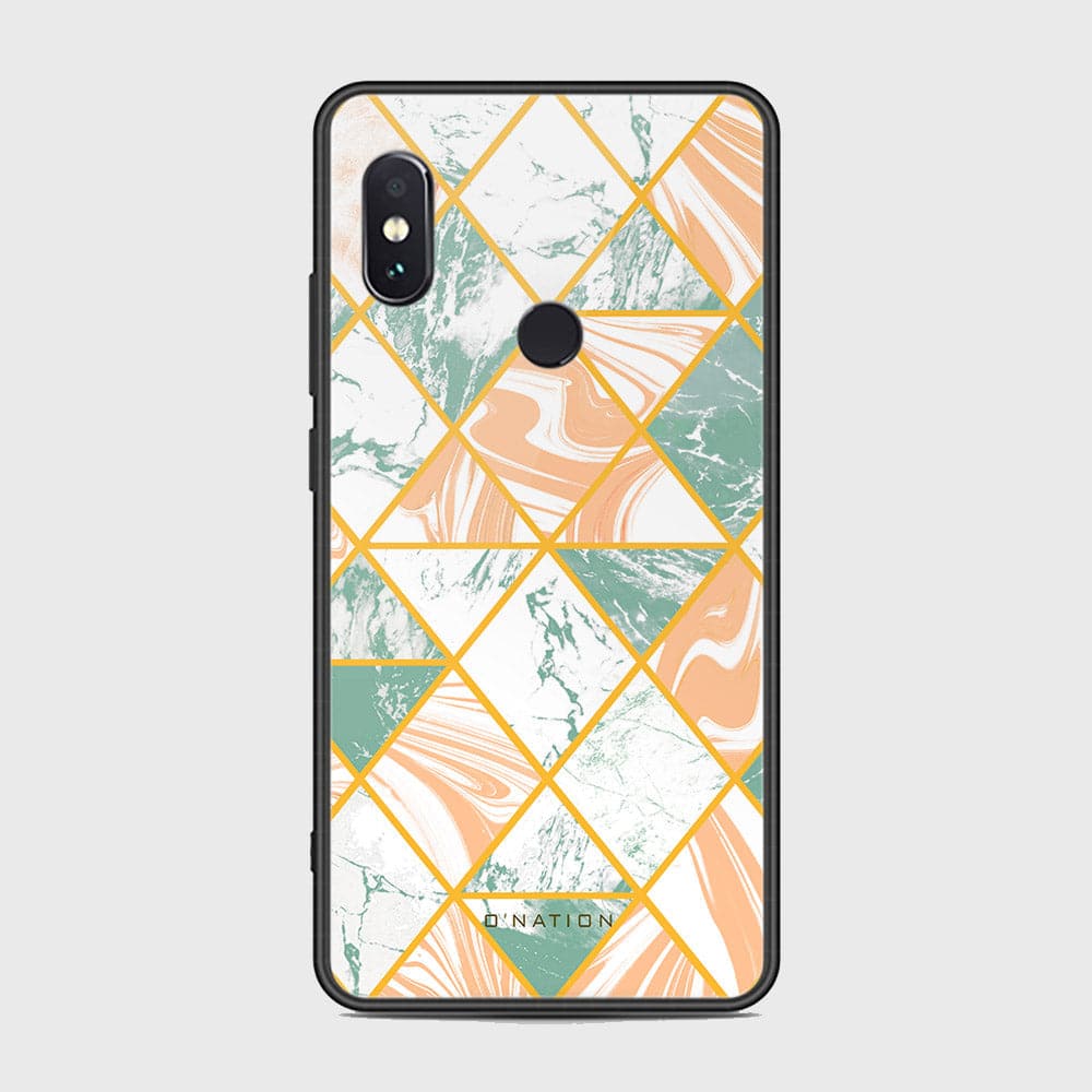 Xiaomi Redmi Note 5 AI Dual Camera Cover - O'Nation Shades of Marble Series - HQ Ultra Shine Premium Infinity Glass Soft Silicon Borders Case