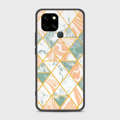 Infinix Smart 6 HD Cover - O'Nation Shades of Marble Series - HQ Ultra Shine Premium Infinity Glass Soft Silicon Borders Case