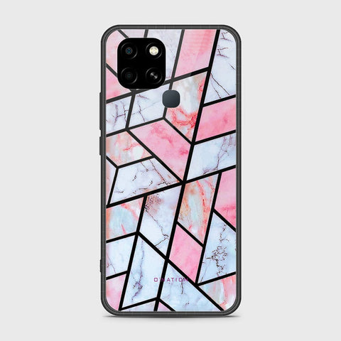 Infinix Smart 6 HD Cover - O'Nation Shades of Marble Series - HQ Ultra Shine Premium Infinity Glass Soft Silicon Borders Case