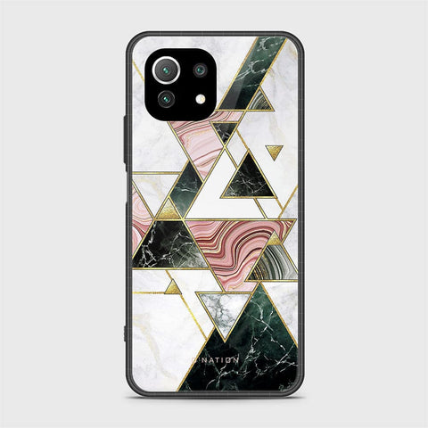 Xiaomi 11 Lite 5G NE Cover - O'Nation Shades of Marble Series - HQ Ultra Shine Premium Infinity Glass Soft Silicon Borders Case