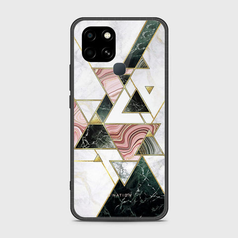 Infinix Smart 6 HD Cover - O'Nation Shades of Marble Series - HQ Ultra Shine Premium Infinity Glass Soft Silicon Borders Case