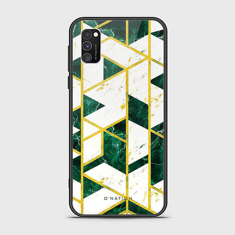 Samsung Galaxy A03s Cover - O'Nation Shades of Marble Series - HQ Ultra Shine Premium Infinity Glass Soft Silicon Borders Case