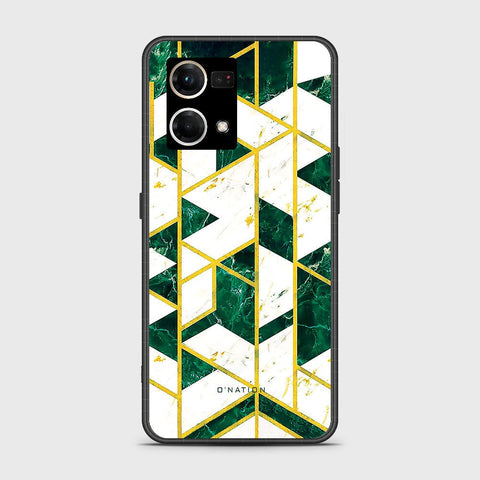 Oppo Reno 7 4G Cover - O'Nation Shades of Marble Series - HQ Ultra Shine Premium Infinity Glass Soft Silicon Borders Case