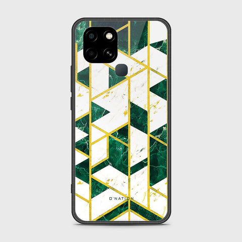 Infinix Smart 6 HD Cover - O'Nation Shades of Marble Series - HQ Ultra Shine Premium Infinity Glass Soft Silicon Borders Case