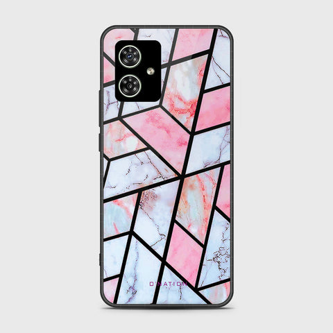 Motorola Moto G54 Cover- O'Nation Shades of Marble Series - HQ Ultra Shine Premium Infinity Glass Soft Silicon Borders Case