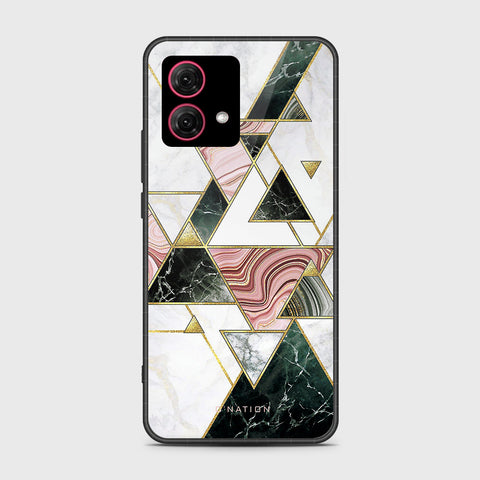 Motorola Moto G84 Cover - O'Nation Shades of Marble Series - HQ Ultra Shine Premium Infinity Glass Soft Silicon Borders Case