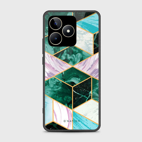 Realme Note 50 Cover- O'Nation Shades of Marble Series - HQ Ultra Shine Premium Infinity Glass Soft Silicon Borders Case