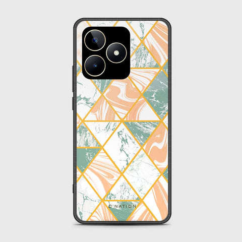 Realme Note 50 Cover- O'Nation Shades of Marble Series - HQ Ultra Shine Premium Infinity Glass Soft Silicon Borders Case