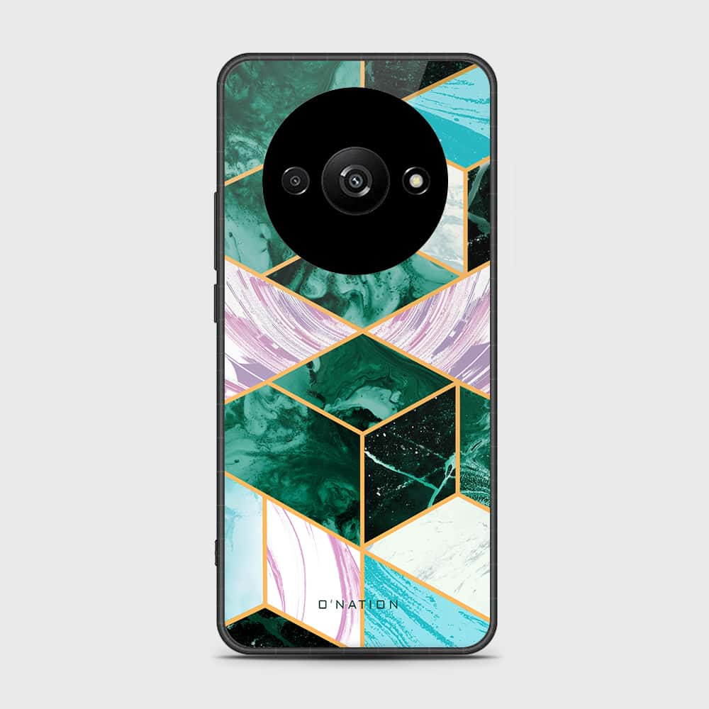 Xiaomi Redmi A3x Cover- O'Nation Shades of Marble Series - HQ Ultra Shine Premium Infinity Glass Soft Silicon Borders Case