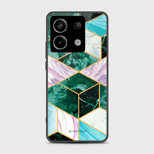 Xiaomi Poco M6 Pro 4G Cover- O'Nation Shades of Marble Series - HQ Ultra Shine Premium Infinity Glass Soft Silicon Borders Case